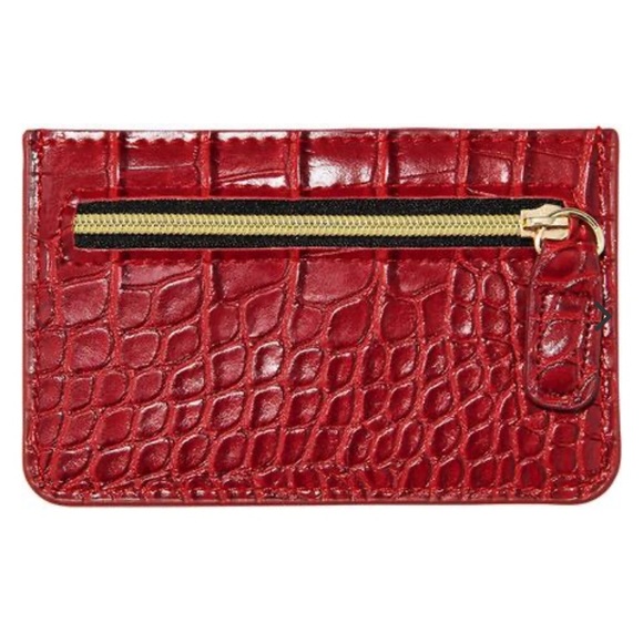 B-Low the Belt Croc Card Case - Picture 2 of 4